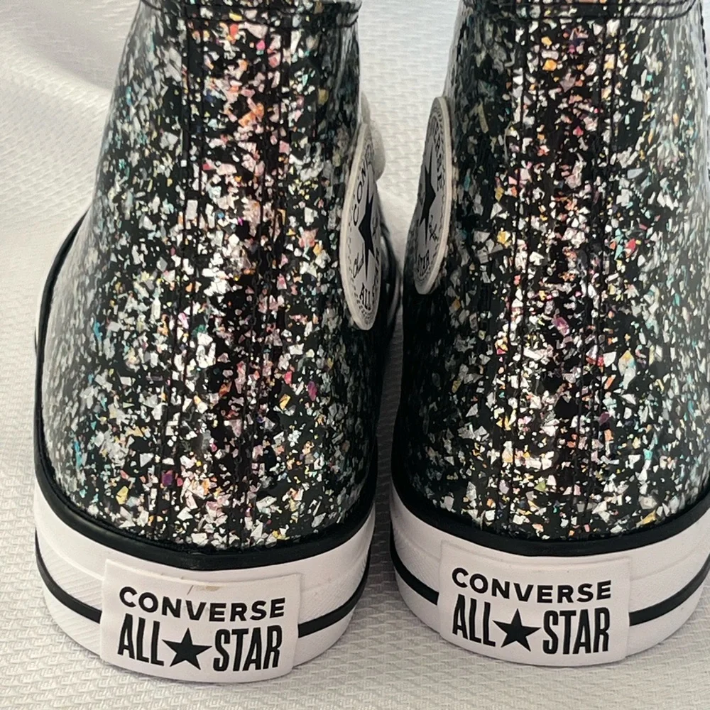 Converse Chuck Taylor All Star Glitter High-Top Sneakers Big Girls Size 5